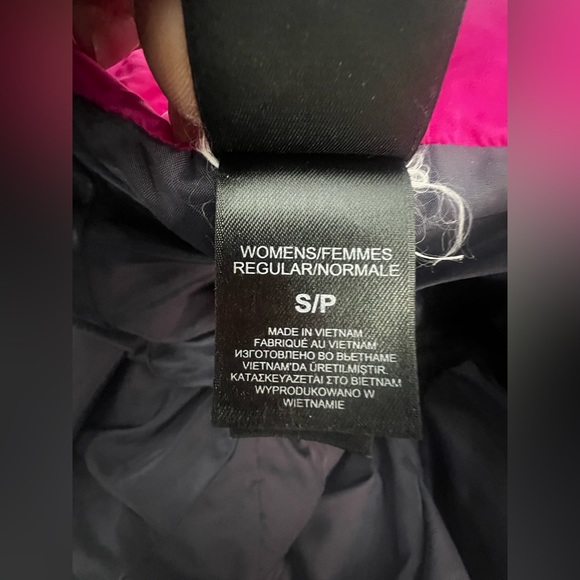 Women’s NorthFace 550 Chevron Puffer Jacket- Pink-‎ Size Small G16 - Picture 8 of 10